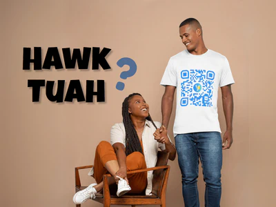 Hawk Tuah QR code